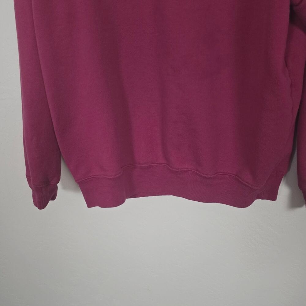 Vintage Christmas Snowman Grandma Sweatshirt Red Cozy Grannycore Cottagecore L - Picture 12 of 13